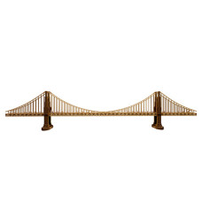 Картонний конструктор "Cartonic 3D Puzzle "GOLDEN GATE BRIDGE"