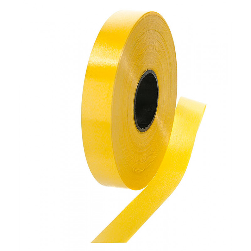 Стрічка поліпропіленова двостороння 12х10 жовтий 360