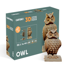 Картонний конструктор Cartonic 3D Puzzle Owl (new)