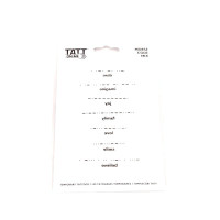 Тимчасові тату TATTon.me Morse Code mix
