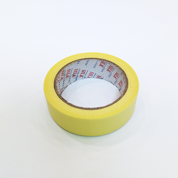 Скотч малярний 30 мм х 40 м, жовтий, Silk 380