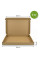Картонная самосборная коробка 600х380х50 мм, бурая