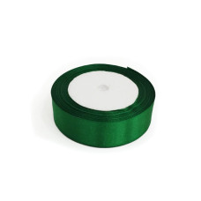 Стрічка атласна 25mm*25yards 2523A076F Зелена