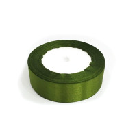Стрічка атласна 25mm*25yards 2523A108F Світло-зелена