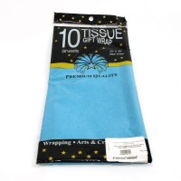 Папір для пакування в листах тішью синій (10шт/уп)