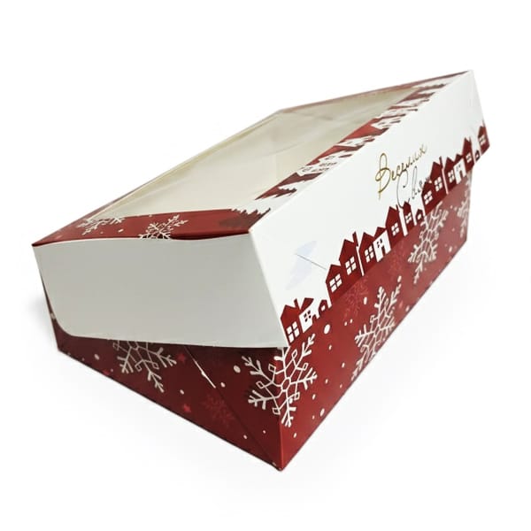 Новорічна кондитерська коробка 250*170*80 