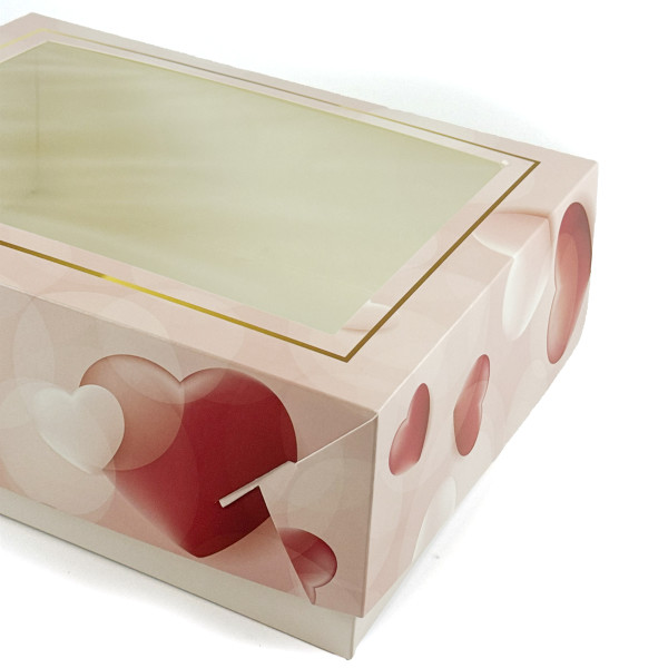 Кондитерська коробка (330х255х110),Серця