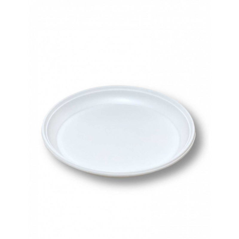Одноразовая тарелка пластиковая, 205мл