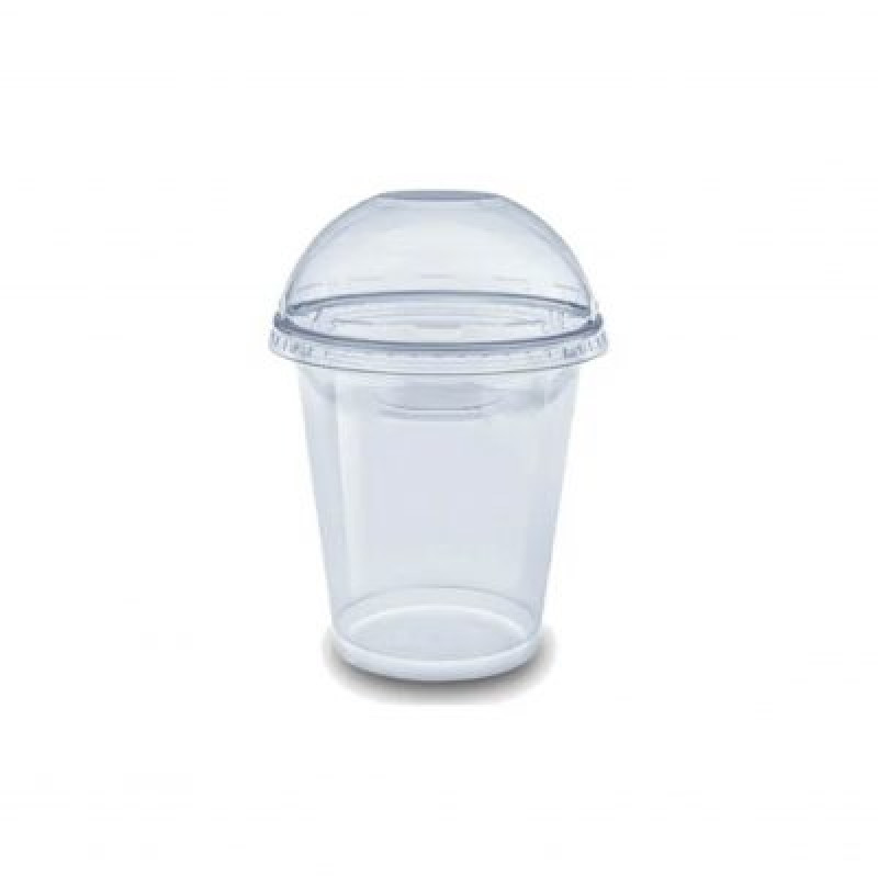 Пластиковый стакан купольный 350мл