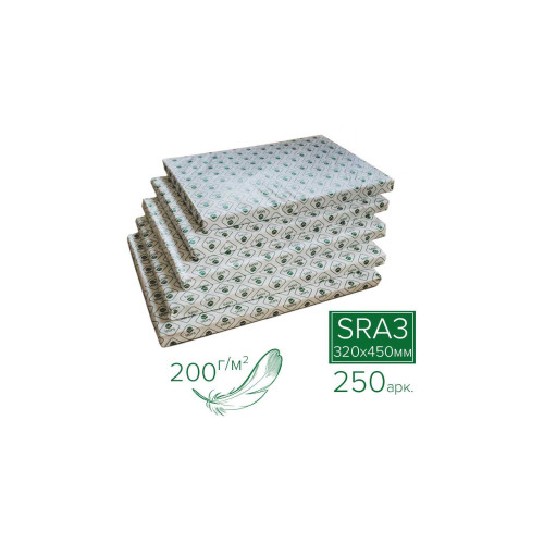 Меловая бумага для цифровой печати G-smooth SRA3, 320x450мм, 200г/м2, 250л