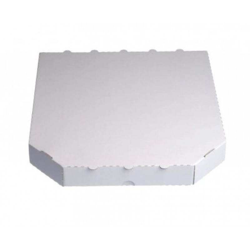 Коробка для пиццы, белая (300x300х33) мм