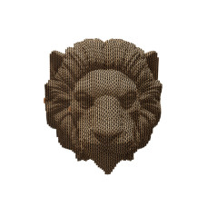 Картонний настінний конструктор "Cartonic 3D Puzzle LION"