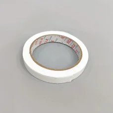 Скотч спінений двосторонній 15 мм х 2 м, білий, Silk 4000