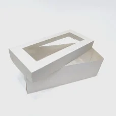 Кондитерська коробка (450х200х150), біла, для рулетів